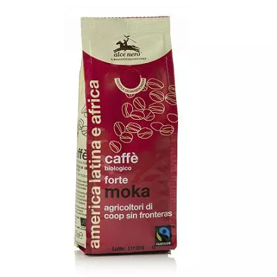 ALCE NERO Kawa arabica/robusta strong mielona (250g) - BIO Fair Trade