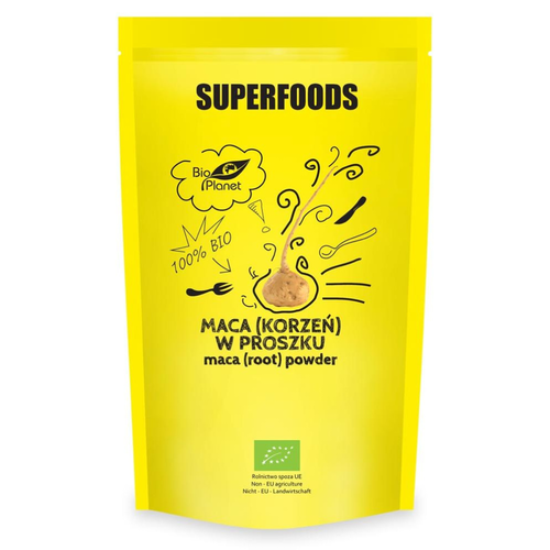 SUPERFOODS Maca (korzeń) w proszku, ekologiczna (150g) - BIO