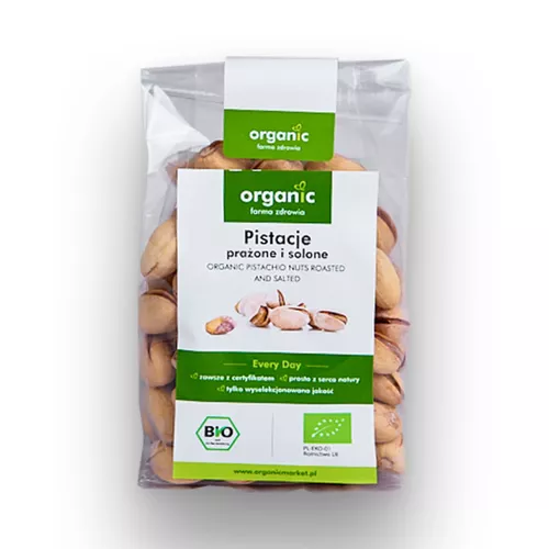 ORGANIC Pistacje prażone i solone ekologiczne (100g) - BIO