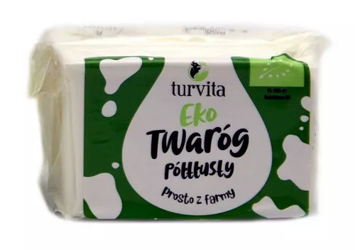 *TURVITA Twaróg półtłusty [na wagę] (ok.250g) - BIO (dostępność: wt.-pt.)