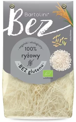 BARTOLINI Makaron ryżowy krajanka (filini) BEZGL. BIO 250g