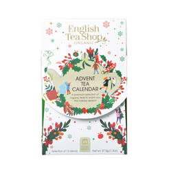 ENGLISH TEA SHOP Zestaw herbat kalendarz adwentowy - White (25x1,5g; 37,5g) - BIO