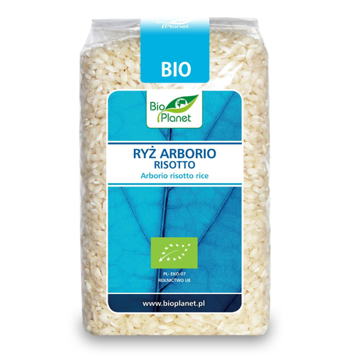 BIO PLANET Ryż arborio risotto, ekologiczny (500g) - BIO