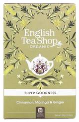 ENGLISH TEA SHOP Herbatka ziołowa z cynamonem, moringą i imbirem (20x1,75g)  (35g) - BIO
