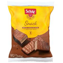 SCHAR Wafel bezglutenowy z czekoladą i orzechami laskowymi - Snack (105g)