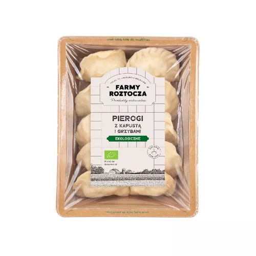 *FARMY ROZTOCZA Pierogi z kapustą i grzybami (300g) - BIO (dostawa do sklepu - wtorek)