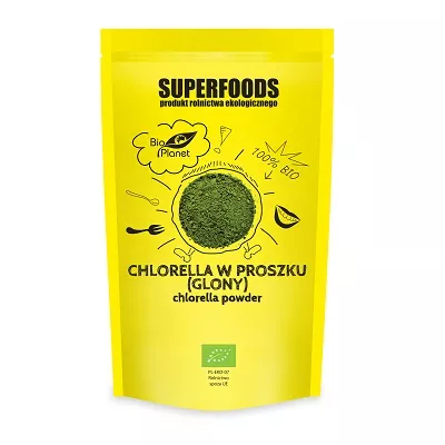 BIO PLANET Chlorella w proszku (glony) (200g) - BIO