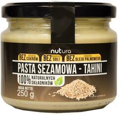 NUTURA Pasta sezamowa Tahini (250 g)