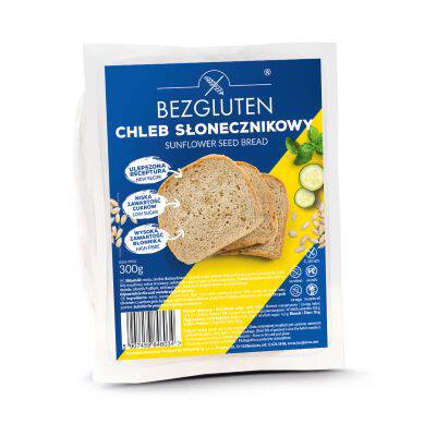 BEZGLUTEN Chleb słonecznikowy bezglutenowy (300g)