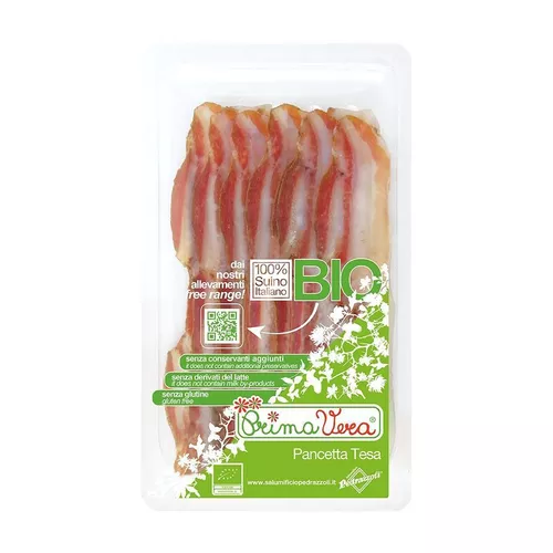 *PRIMAVERA Boczek (Pancetta) plastry, bezglutenowy (70g) - BIO (f)