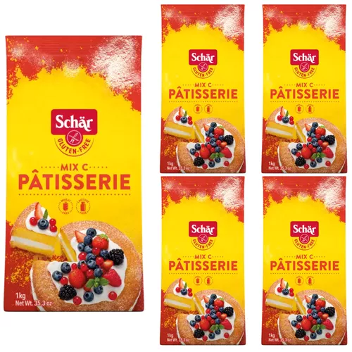 5x SCHAR Mix C mieszanka do wypieku ciast i ciastek bezglutenowa (1kg) (zbiorcze)