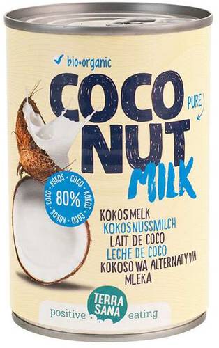 TERRASANA Napój kokosowy 22% tł. (400ml) - BIO