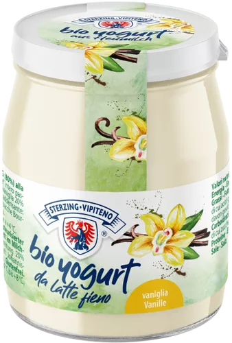 *STERZING-VIPITENO Jogurt waniliowy z mleka siennego bezglutenowy (150g) - BIO 