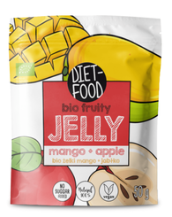 DIET-FOOD Żelki owocowe mango - jabłko (50g) - BIO