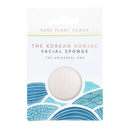 KONJAC Gąbka konjac premium the elements-woda i 100% czysty konjac z wyspy Jeju dla każdej cery 50g,