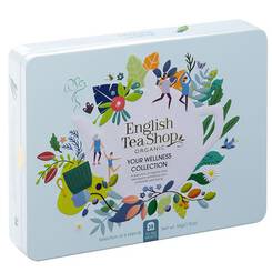 ENGLISH TEA SHOP Zestaw herbatek Your Wellness Collection w ozdobnej puszce (36x1,5g) - BIO