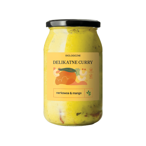 *DELIKATNA Curry delikatne z orzechami nerkowca i mango (900ml) - BIO