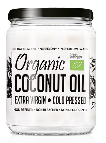 DIET-FOOD Olej kokosowy virgin (500 ml) - BIO