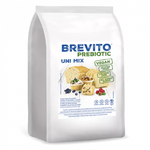 BREVITO Uni mix mieszanka uniwersalna prebiotic bezglutenowa (400g) 