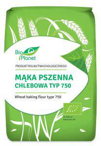 BIO PLANET Mąka pszenna chlebowa typ 750 (1kg) - BIO