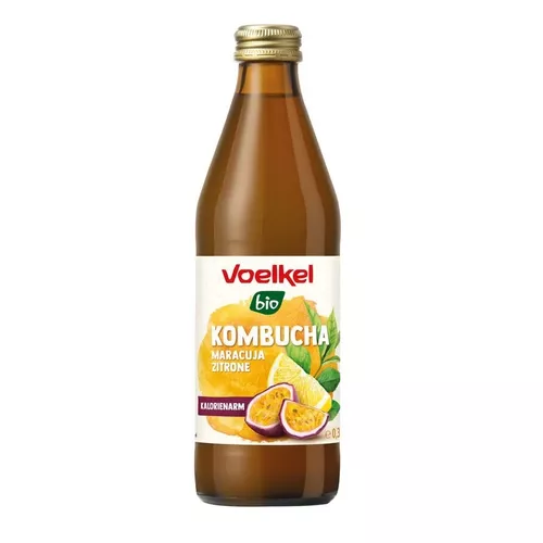 VOELKEL Kombucha marakuja-cytryna (330ml) - BIO 