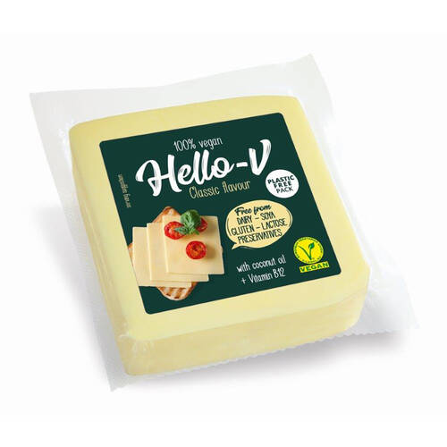 *HELLO-V Roślinna alternatywa sera żółtego- kostka 200 g