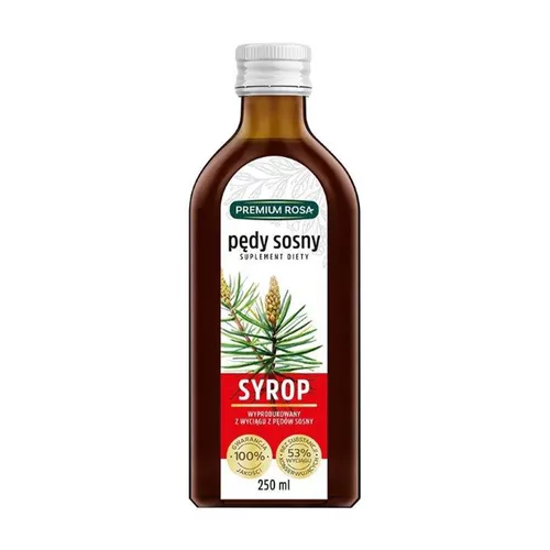 PREMIUM ROSA Syrop z pędów sosny (250ml)