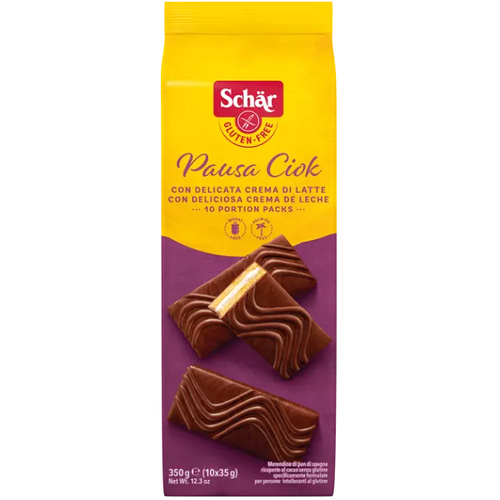 10x SCHAR Torcik kakaowy bezglutenowy Pausa Ciok (35g) (zbiorcze)