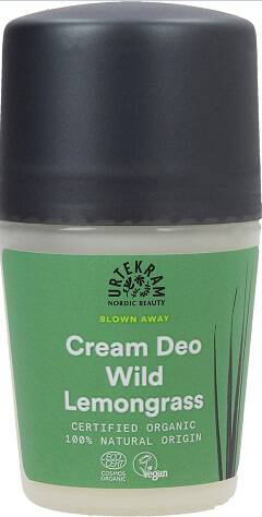URTEKRAM Dezodorant kremowy z trawą cytrynową BIO 50 ml