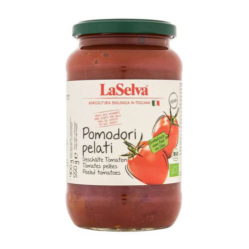 LA SELVA Pomidory pelati (całe) BIO (550g) - LA SELVA