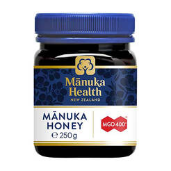 MANUKA HEALTH Miód Manuka MGO™ 400+ nektarowy (250g) (NAWET 608,1 MG MGO/KG)
