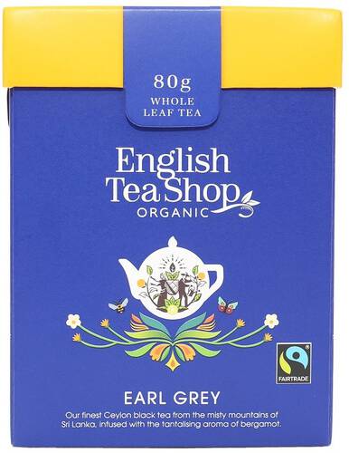 ENGLISH TEA SHOP Herbata sypana Earl Grey BIO 80g