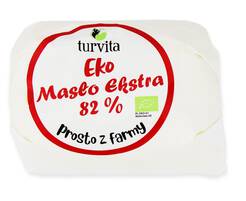 *TURVITA Masło extra 82% tłuszczu (200 g) - BIO (dostępność: wt.-pt.)