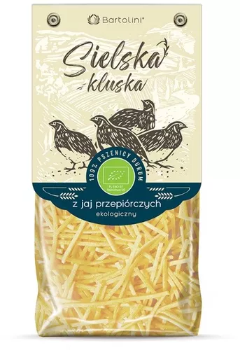 BARTOLINI Sielska Kluska z jaj przepiórczych krajanka BIO 250g