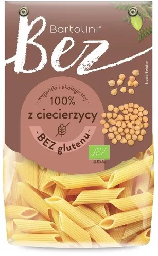 BARTOLINI Makaron z ciecierzycy penne, bezglutenowy (250g) - BIO