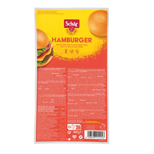 SCHAR Bułki do hamburgerów bezglutenowe - Hamburger (300g)