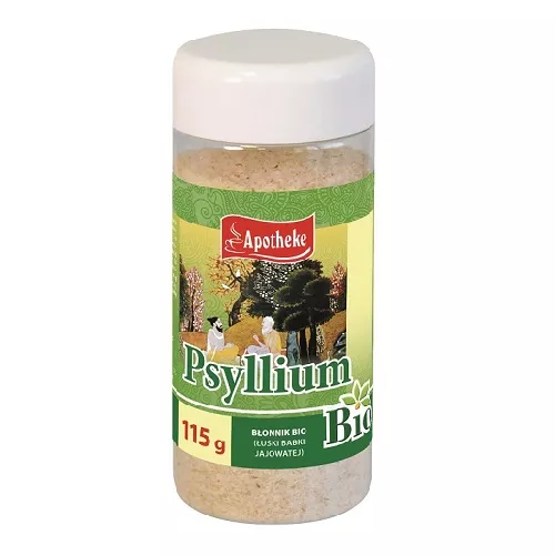 APOTHEKE Błonnik - Psyllium (łuski babki jajowatej) (115g) - BIO