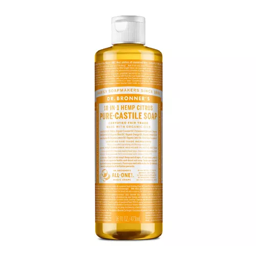 DR.BRONNER'S Mydło w płynie cytrusowo-pomarańczowe (475ml) - BIO