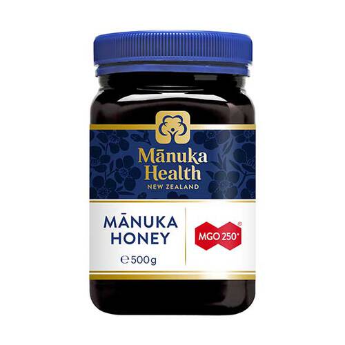 MANUKA HEALTH Miód Manuka MGO™ 250+ nektarowy (500g) (NAWET 381,8 MG MGO/KG)