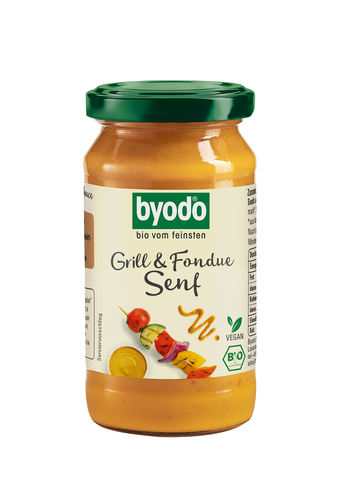 BYODO Musztarda grill & fondue bezglutenowa (200 ml) - BIO