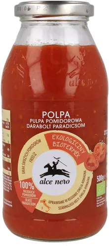 ALCE NERO Pomidory przetarte [polpa] (500g) - BIO