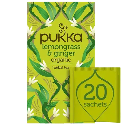 PUKKA Herbata lemongrass & ginger 36g (20 x 1,8g) - BIO