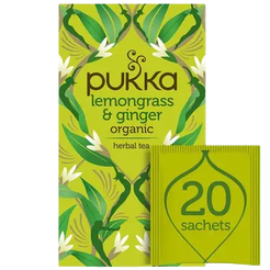 PUKKA Herbata lemongrass & ginger 36g (20 x 1,8g) - BIO