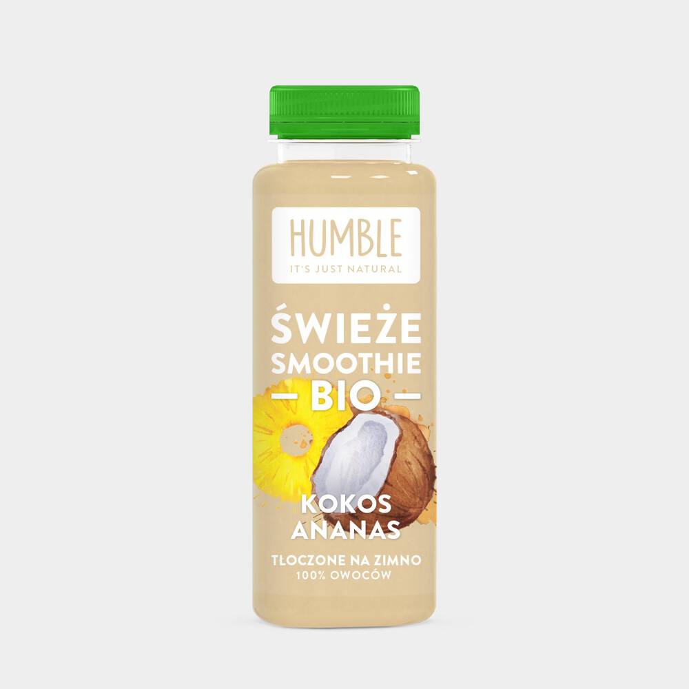 HUMBLE Smoothie kokos-ananas (300m) - BIO | Wysyłka 24/PL | Eko-zakupy na  Organic Market