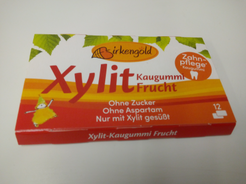 BIRKENGOLD Guma ksylitonowa do żucia o smaku owocowym (12 pastylek) 17 g