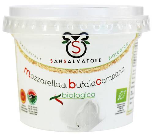 *BIOLOGICA Mozzarella z mleka bawolego (1 kulka w kubeczku) (320 g) - BIO