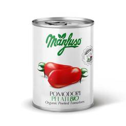 MANFUSO Pomidory całe bez skórki (400g) - BIO
