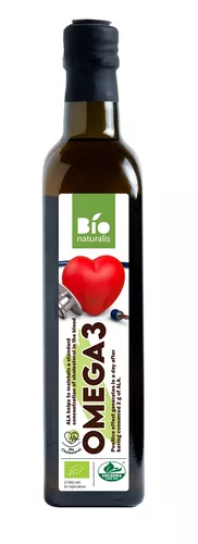 EKKO Mieszanka oleju rzepakowego i lnianego OMEGA-3 (500 ml) - BIO