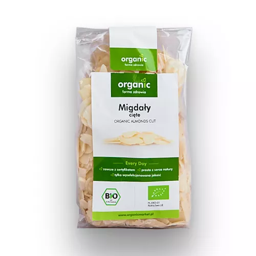 ORGANIC Migdały cięte ekologiczne (płatki migdałowe) (150g) - BIO