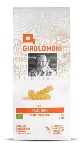 GIROLOMONI Makaron fusilli z pszenicy durum (500g) - BIO